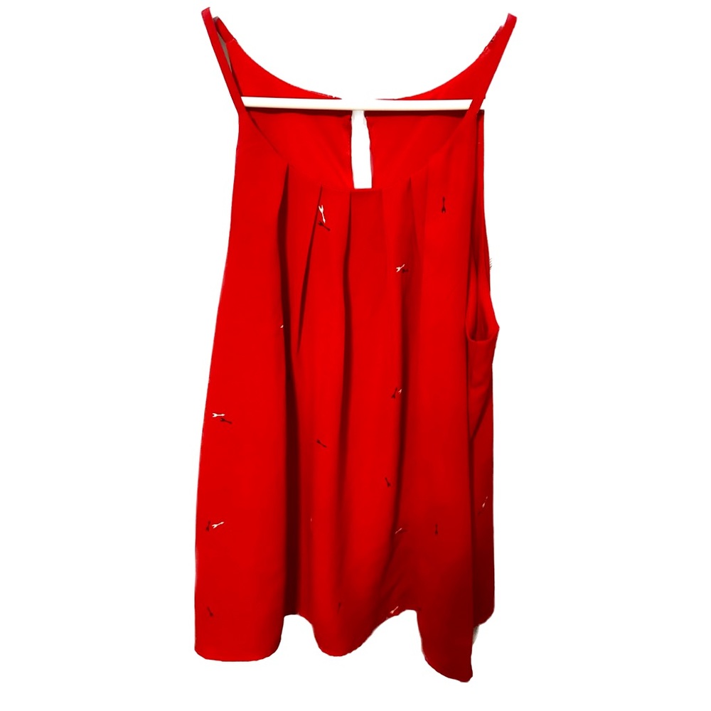 Red blouse